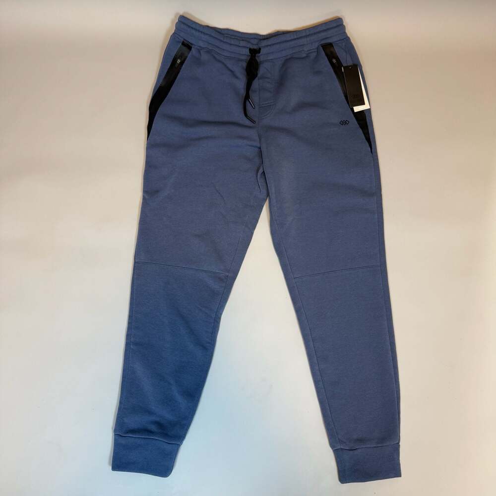 LEG3ND Men’s Blue Athletic Jogger Pants Size Large Zip Pockets NWT
